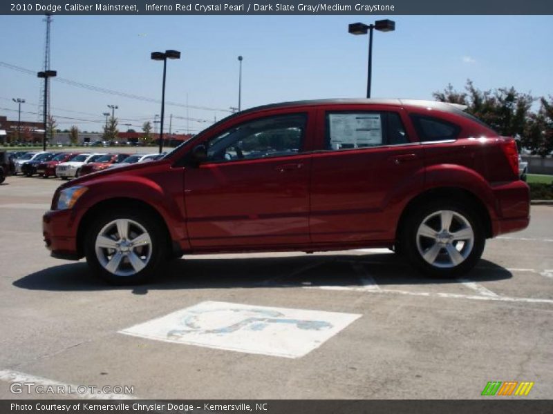 Inferno Red Crystal Pearl / Dark Slate Gray/Medium Graystone 2010 Dodge Caliber Mainstreet