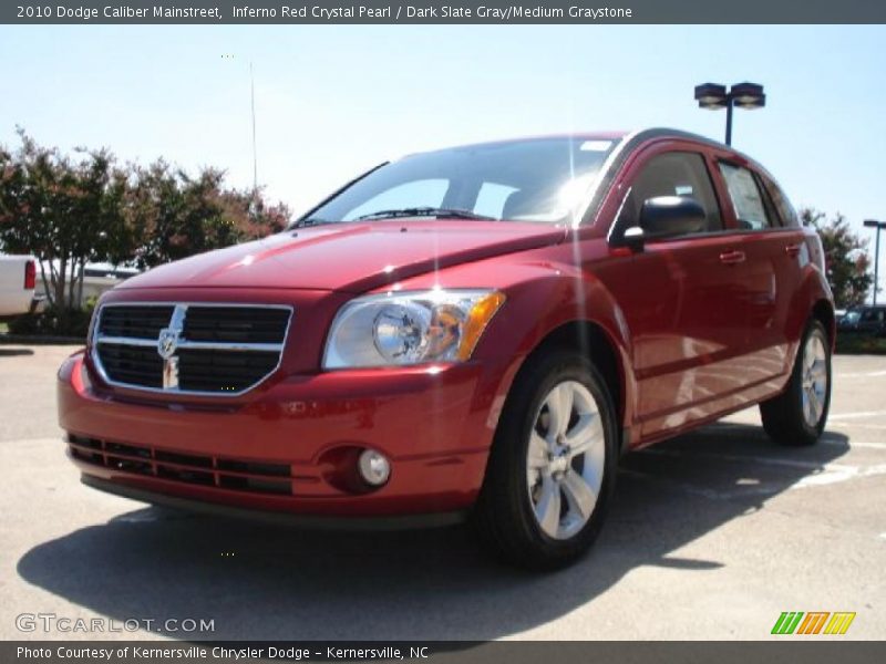 Inferno Red Crystal Pearl / Dark Slate Gray/Medium Graystone 2010 Dodge Caliber Mainstreet