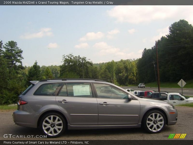 Tungsten Gray Metallic / Gray 2006 Mazda MAZDA6 s Grand Touring Wagon