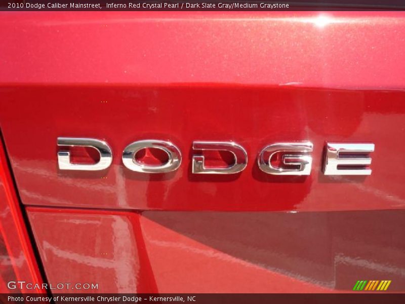 Inferno Red Crystal Pearl / Dark Slate Gray/Medium Graystone 2010 Dodge Caliber Mainstreet