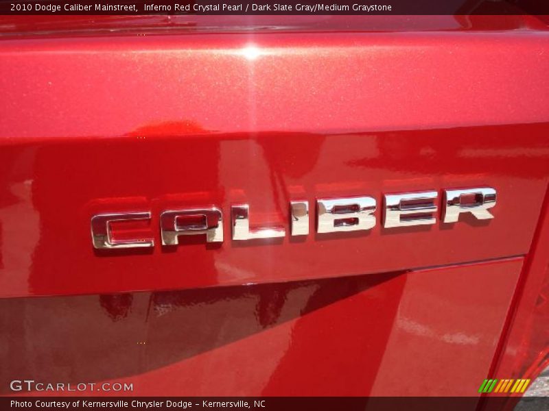 Inferno Red Crystal Pearl / Dark Slate Gray/Medium Graystone 2010 Dodge Caliber Mainstreet