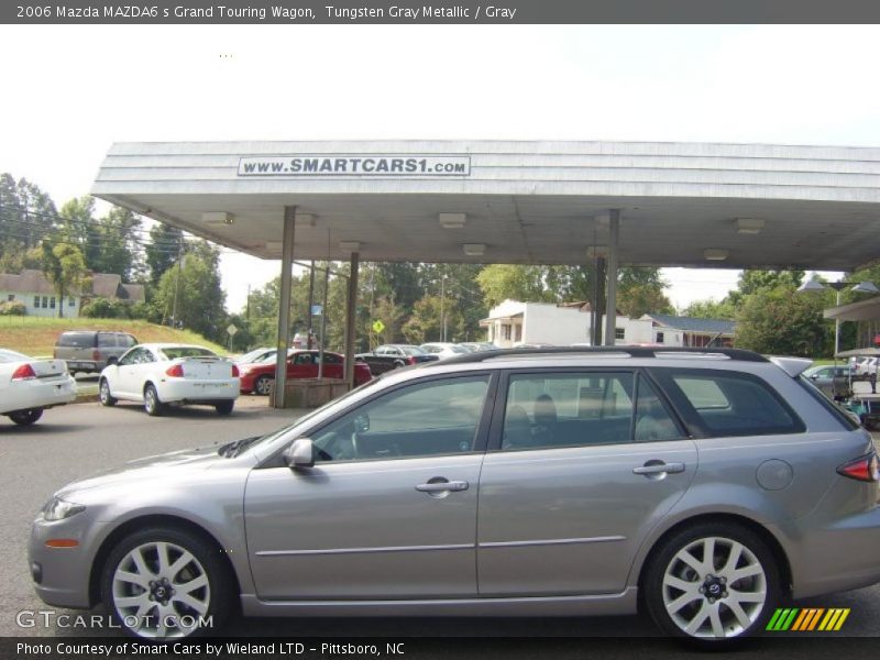 Tungsten Gray Metallic / Gray 2006 Mazda MAZDA6 s Grand Touring Wagon