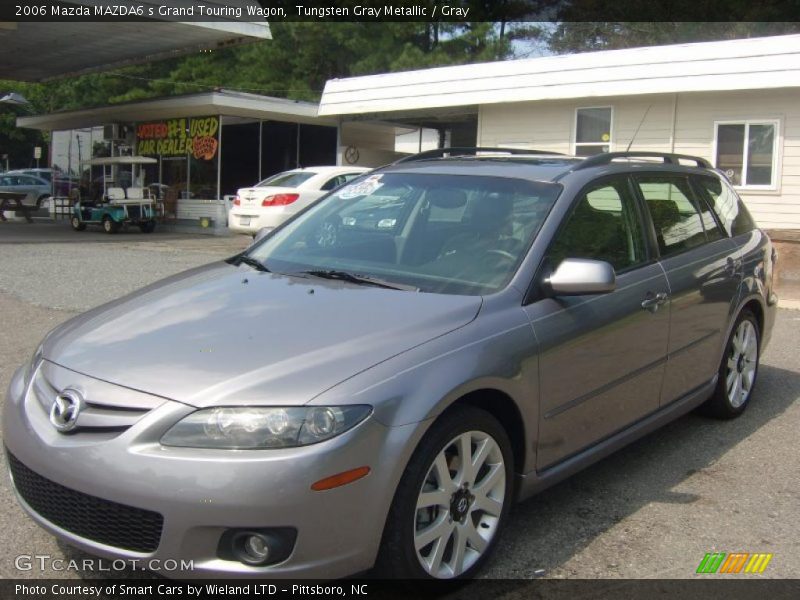 Tungsten Gray Metallic / Gray 2006 Mazda MAZDA6 s Grand Touring Wagon