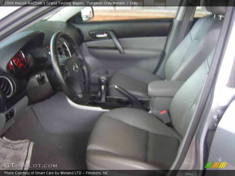 Tungsten Gray Metallic / Gray 2006 Mazda MAZDA6 s Grand Touring Wagon