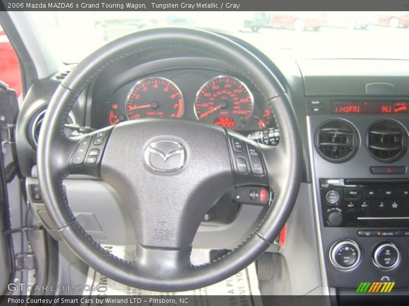 Tungsten Gray Metallic / Gray 2006 Mazda MAZDA6 s Grand Touring Wagon