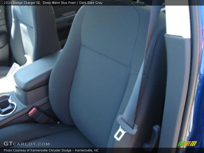 Deep Water Blue Pearl / Dark Slate Gray 2010 Dodge Charger SE