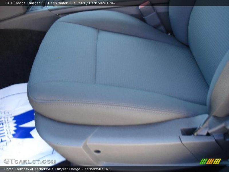 Deep Water Blue Pearl / Dark Slate Gray 2010 Dodge Charger SE