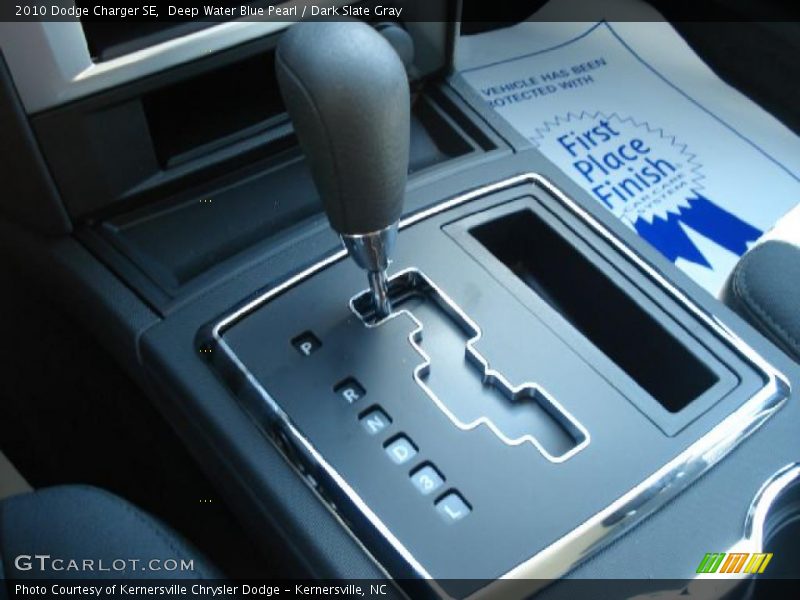 Deep Water Blue Pearl / Dark Slate Gray 2010 Dodge Charger SE