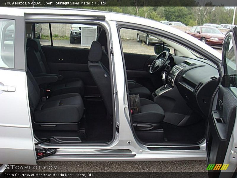 Sunlight Silver Metallic / Black 2009 Mazda MAZDA5 Sport