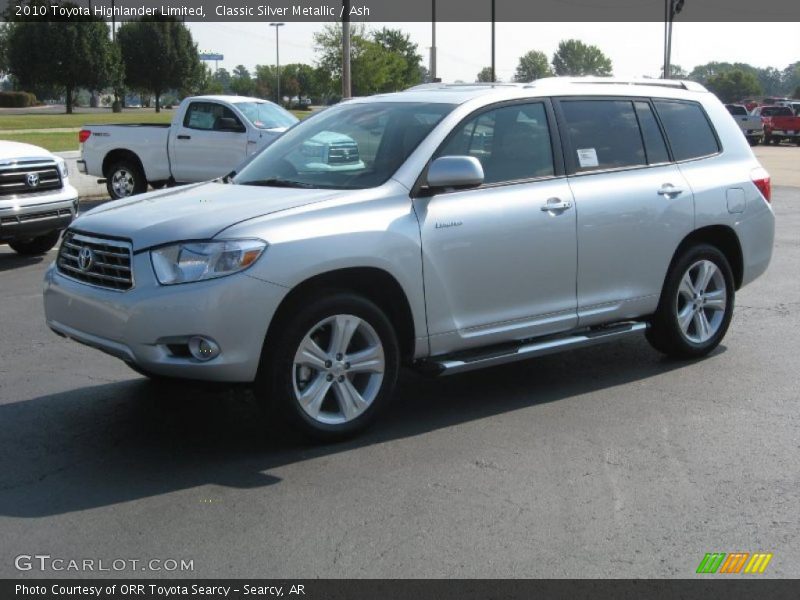 Classic Silver Metallic / Ash 2010 Toyota Highlander Limited