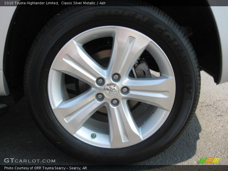 Classic Silver Metallic / Ash 2010 Toyota Highlander Limited