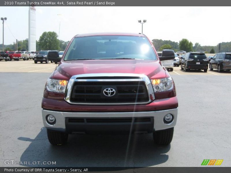 Salsa Red Pearl / Sand Beige 2010 Toyota Tundra CrewMax 4x4