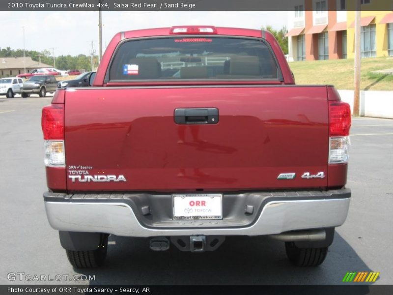 Salsa Red Pearl / Sand Beige 2010 Toyota Tundra CrewMax 4x4