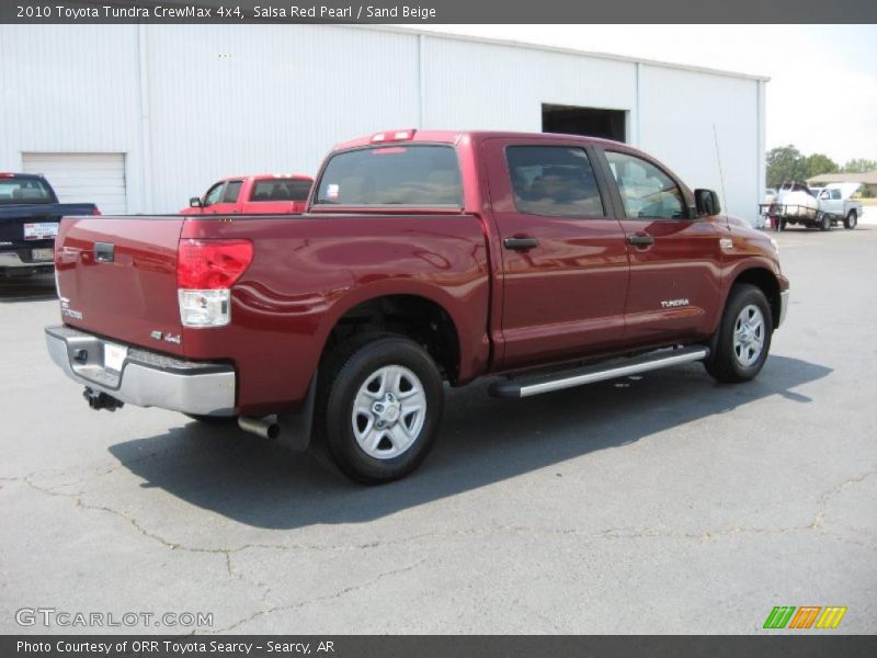 Salsa Red Pearl / Sand Beige 2010 Toyota Tundra CrewMax 4x4