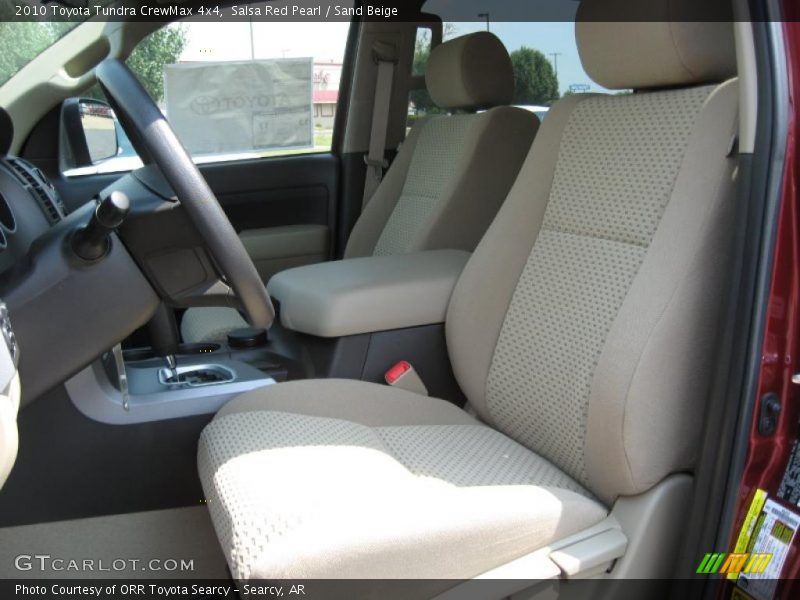 Salsa Red Pearl / Sand Beige 2010 Toyota Tundra CrewMax 4x4