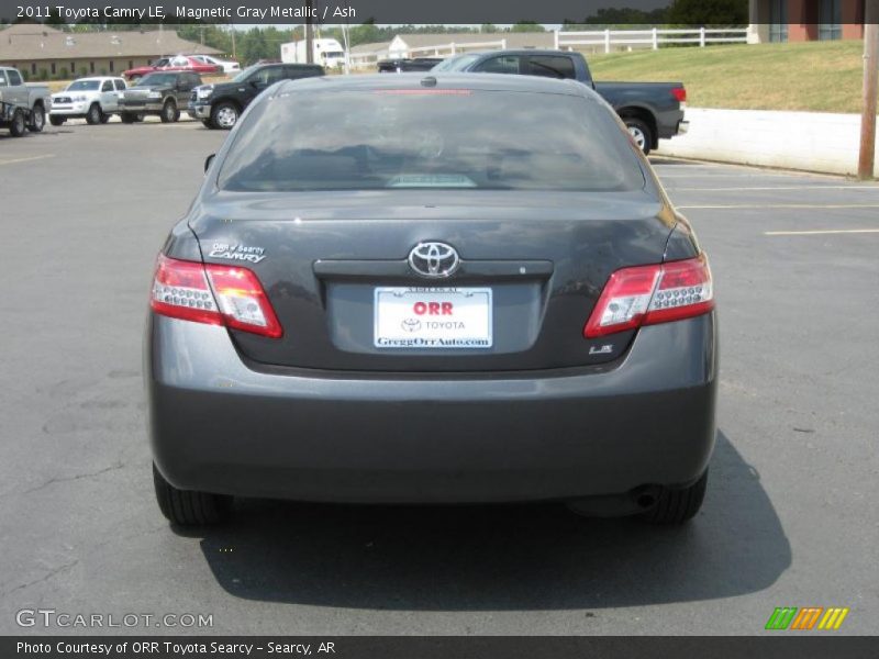 Magnetic Gray Metallic / Ash 2011 Toyota Camry LE