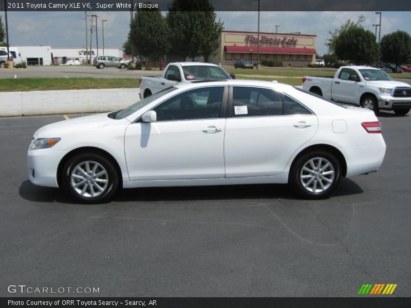 Super White / Bisque 2011 Toyota Camry XLE V6