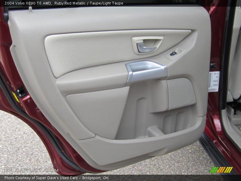 Ruby Red Metallic / Taupe/Light Taupe 2004 Volvo XC90 T6 AWD