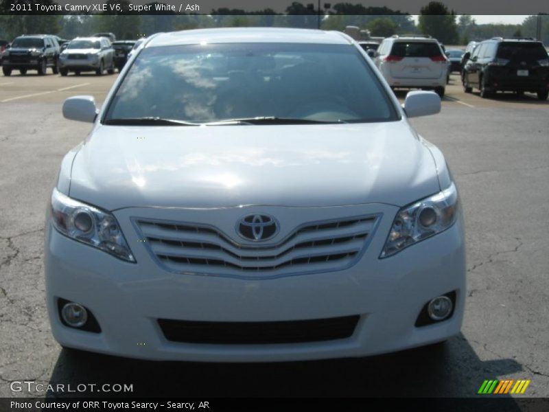 Super White / Ash 2011 Toyota Camry XLE V6