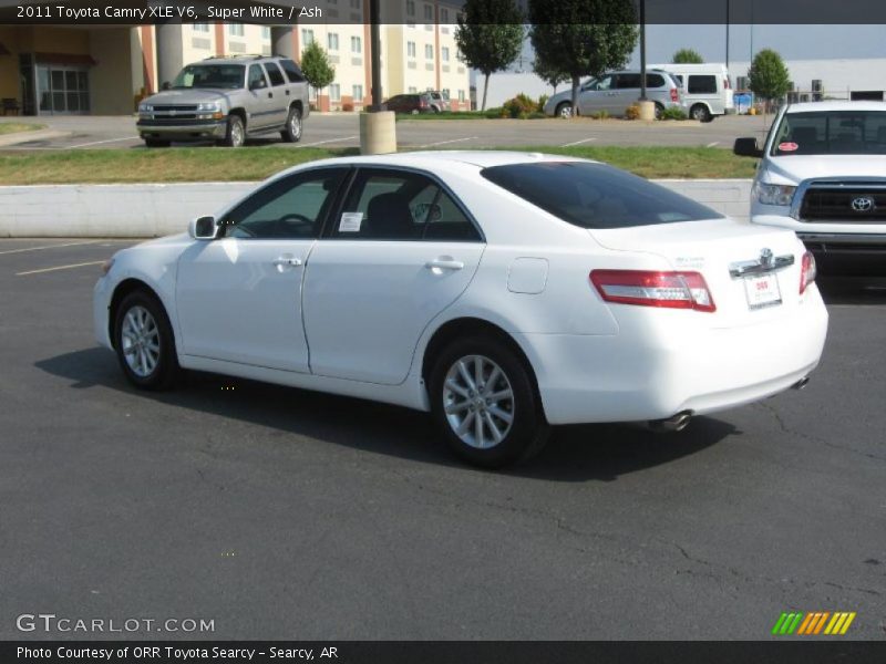 Super White / Ash 2011 Toyota Camry XLE V6