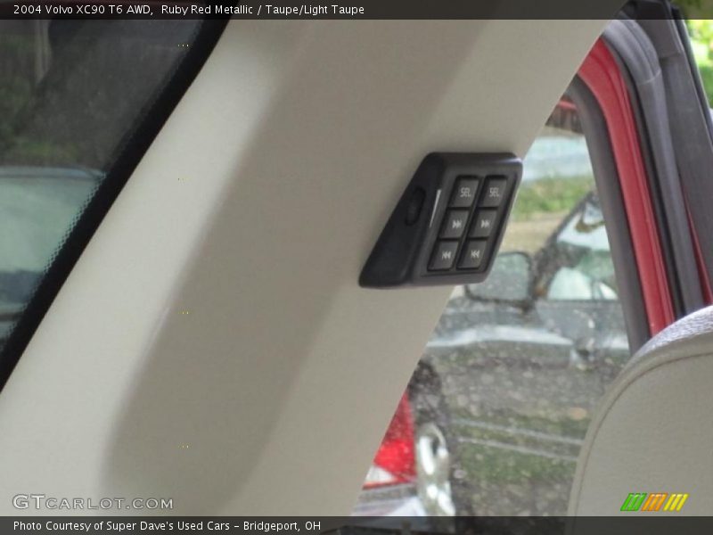 Ruby Red Metallic / Taupe/Light Taupe 2004 Volvo XC90 T6 AWD