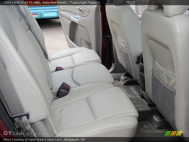 Ruby Red Metallic / Taupe/Light Taupe 2004 Volvo XC90 T6 AWD