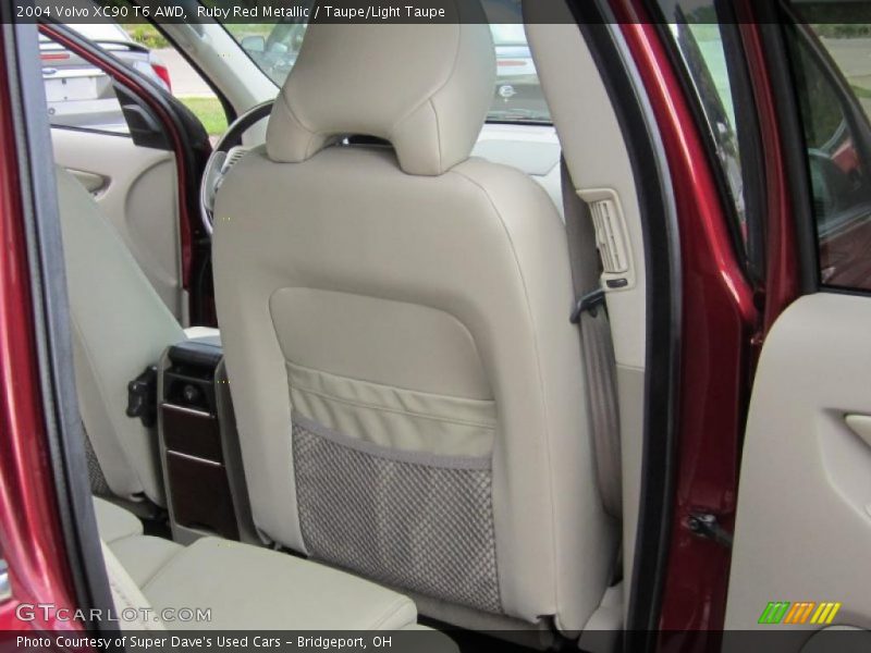 Ruby Red Metallic / Taupe/Light Taupe 2004 Volvo XC90 T6 AWD