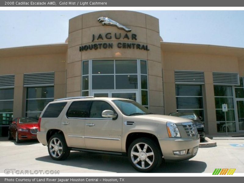 Gold Mist / Light Cashmere 2008 Cadillac Escalade AWD