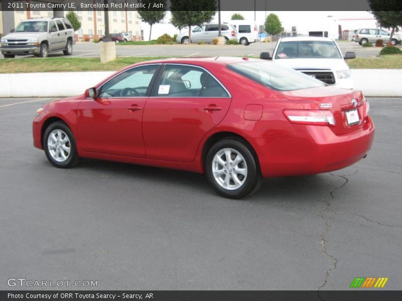 Barcelona Red Metallic / Ash 2011 Toyota Camry LE