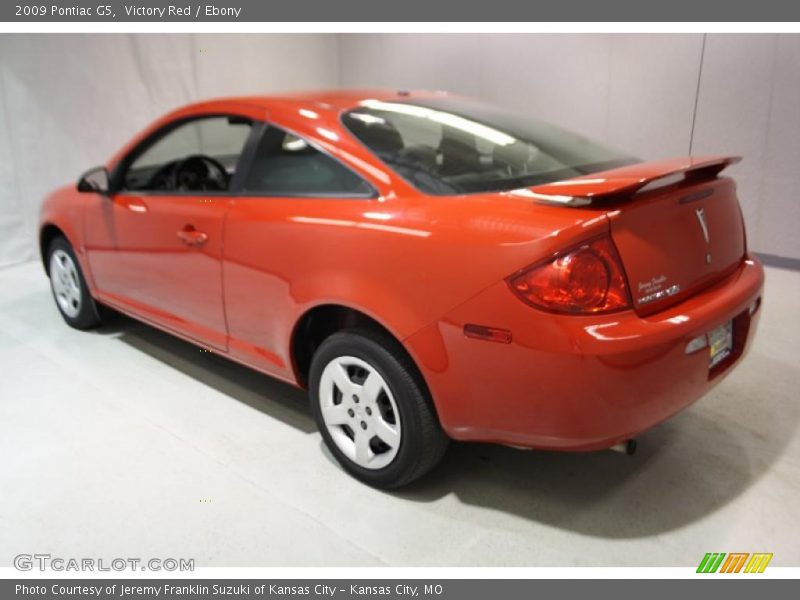 Victory Red / Ebony 2009 Pontiac G5