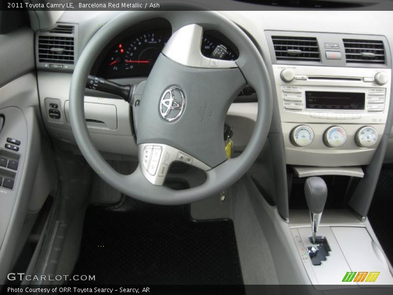 Barcelona Red Metallic / Ash 2011 Toyota Camry LE