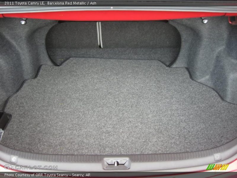 Barcelona Red Metallic / Ash 2011 Toyota Camry LE