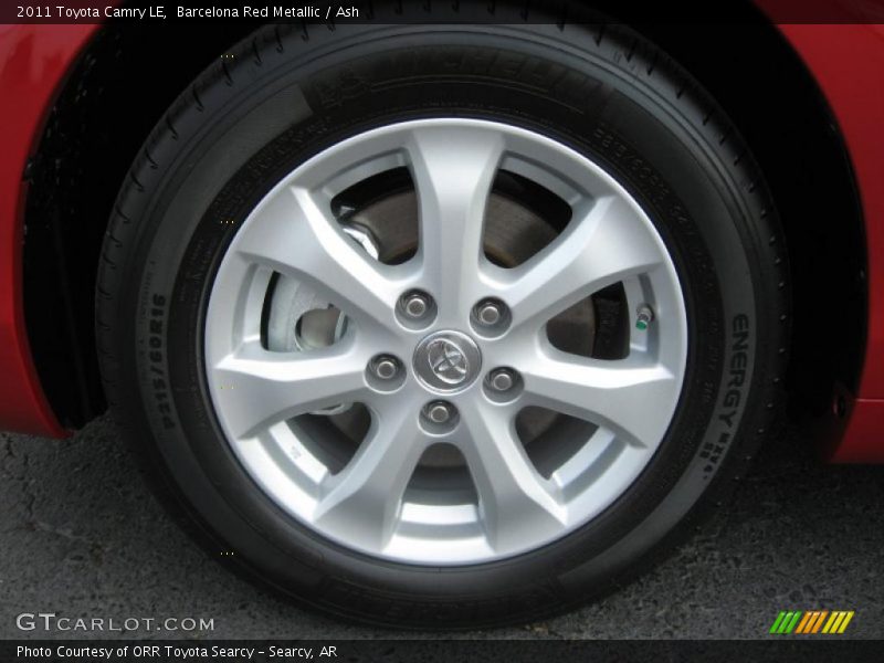 Barcelona Red Metallic / Ash 2011 Toyota Camry LE
