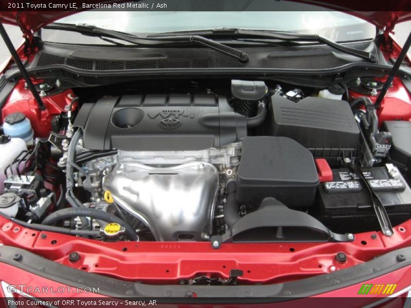 Barcelona Red Metallic / Ash 2011 Toyota Camry LE