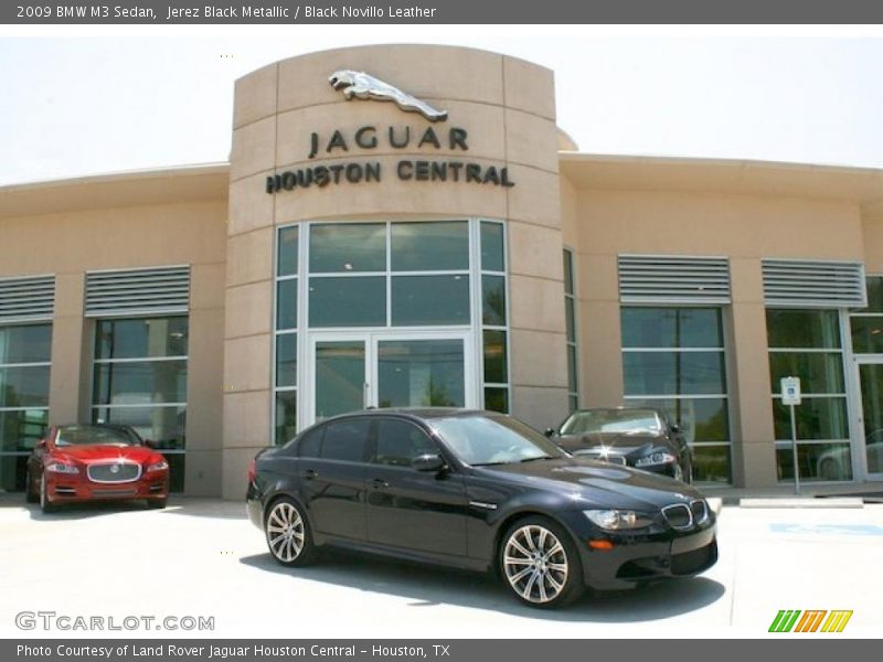 Jerez Black Metallic / Black Novillo Leather 2009 BMW M3 Sedan