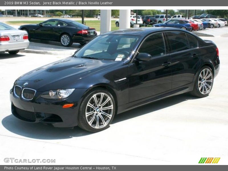 Jerez Black Metallic / Black Novillo Leather 2009 BMW M3 Sedan