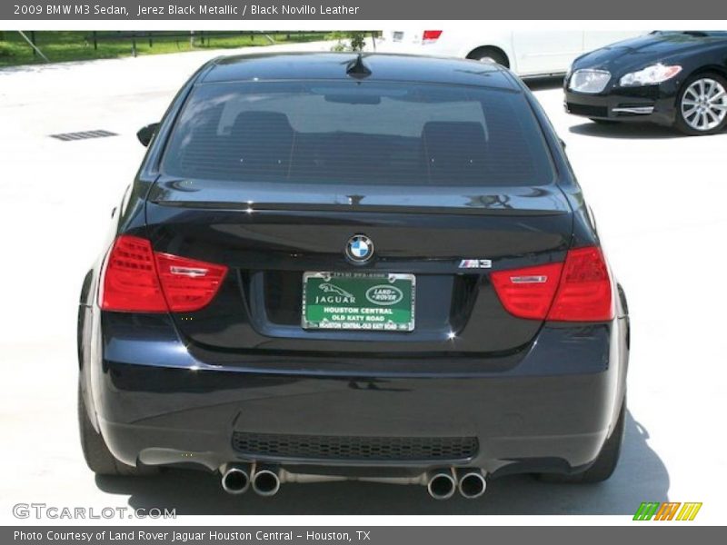 Jerez Black Metallic / Black Novillo Leather 2009 BMW M3 Sedan