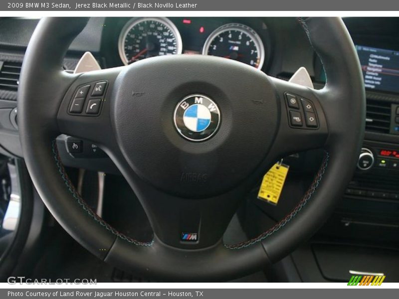 Jerez Black Metallic / Black Novillo Leather 2009 BMW M3 Sedan