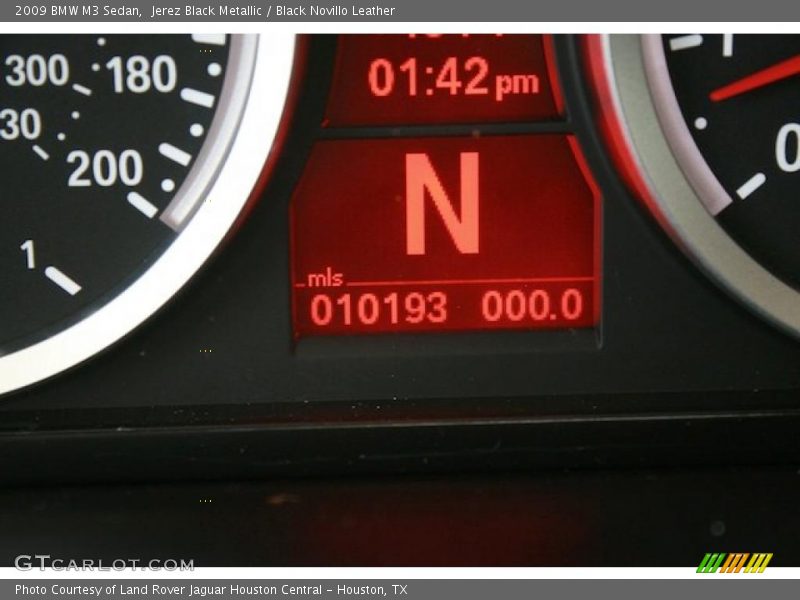 Jerez Black Metallic / Black Novillo Leather 2009 BMW M3 Sedan