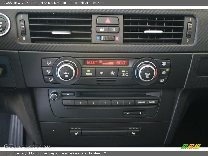 Jerez Black Metallic / Black Novillo Leather 2009 BMW M3 Sedan