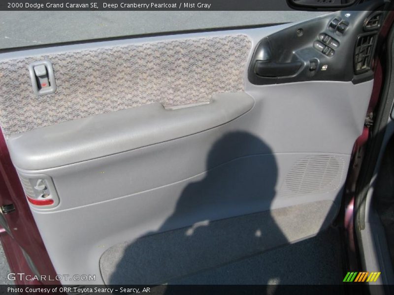 Deep Cranberry Pearlcoat / Mist Gray 2000 Dodge Grand Caravan SE
