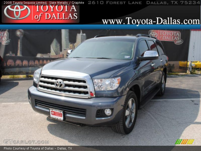 Slate Metallic / Graphite 2008 Toyota Sequoia Limited