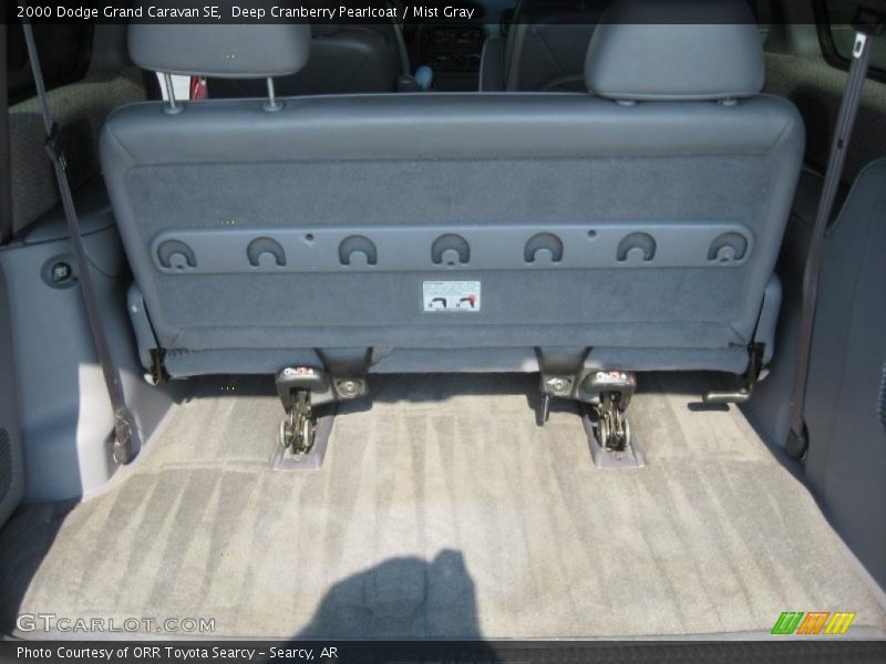 Deep Cranberry Pearlcoat / Mist Gray 2000 Dodge Grand Caravan SE