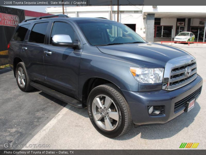 Slate Metallic / Graphite 2008 Toyota Sequoia Limited
