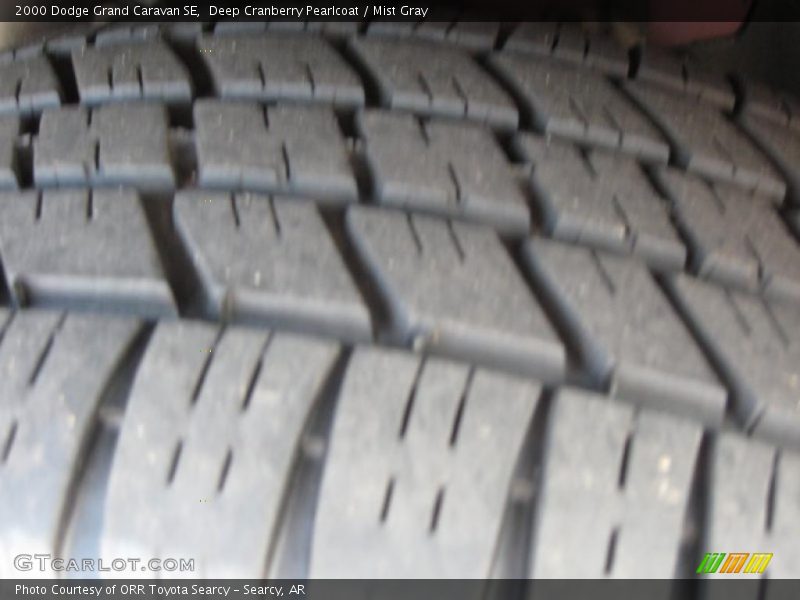 Deep Cranberry Pearlcoat / Mist Gray 2000 Dodge Grand Caravan SE