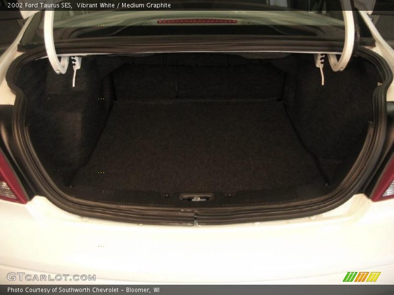 Vibrant White / Medium Graphite 2002 Ford Taurus SES