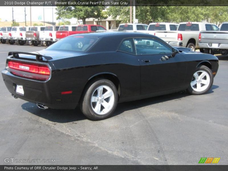 Brilliant Black Crystal Pearl / Dark Slate Gray 2010 Dodge Challenger R/T