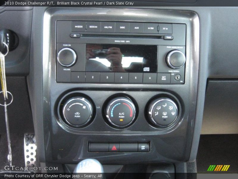 Brilliant Black Crystal Pearl / Dark Slate Gray 2010 Dodge Challenger R/T