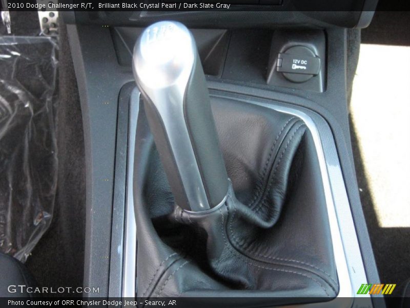 Brilliant Black Crystal Pearl / Dark Slate Gray 2010 Dodge Challenger R/T