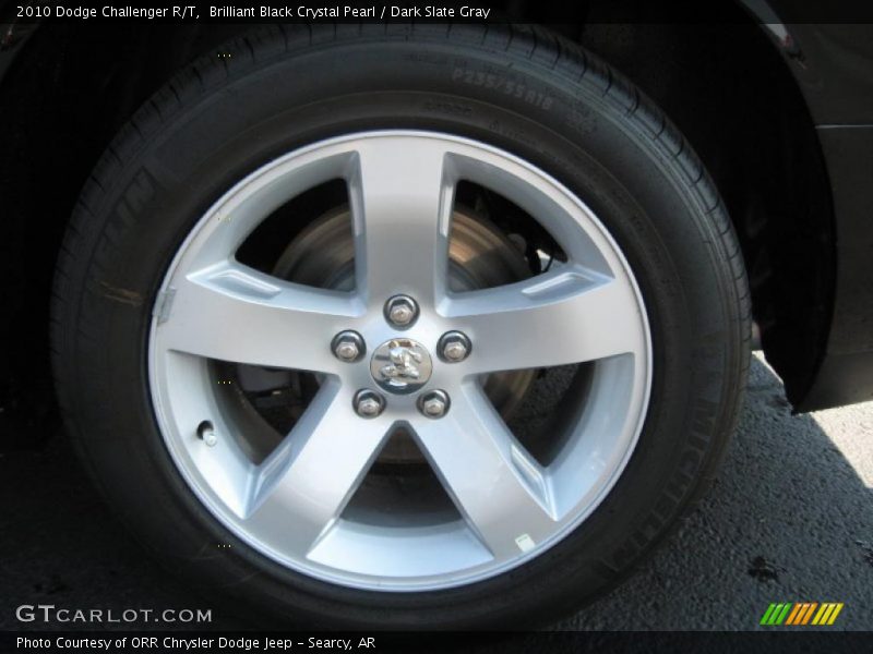 Brilliant Black Crystal Pearl / Dark Slate Gray 2010 Dodge Challenger R/T